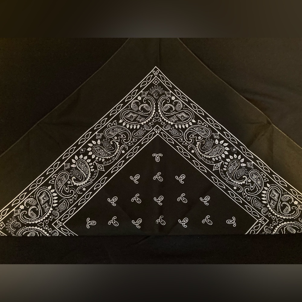 New Couture black Diva Rag (Head Scarf)